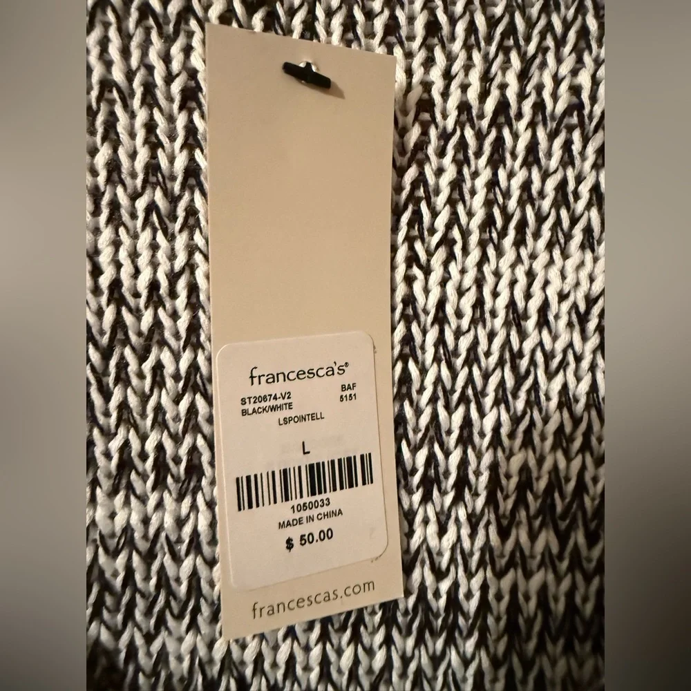 Francesca’s Alisha Pointelle Pullover